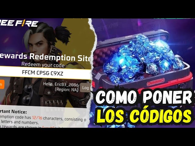 donde encontrar codigos para obtener recompensas en free fire